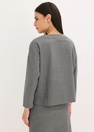 Tunika z pevného materiálu se vzorem rybí kosti, bonprix