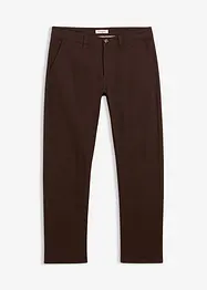 Strečové chino kalhoty Relaxed Fit s organickou bavlnou, Straight, bonprix