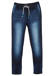 Džíny z teplákoviny, bez zapínání, Regular Fit, Straight, bonprix