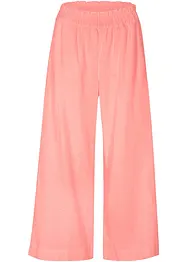 Lněné kalhoty Culotte, délka po lýtka, bonprix