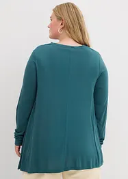 Triko s dlouhým rukávem, z měkké viskózy, bonprix