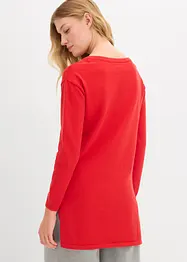 Dlouhý svetr s recyklovanou bavlnou, bonprix