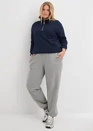 Joggingové kalhoty s vysokým pasem, bonprix