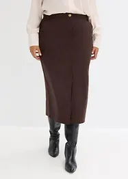 Pouzdrová sukně z imitace velurové kůže, bonprix