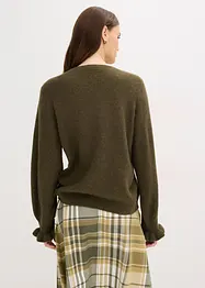 Oversize pletený kabátek, bonprix