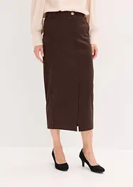 Pouzdrová sukně z imitace velurové kůže, bonprix