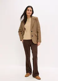 Svetr s polovičními rukávy, flitry a lesklou přízí, bonprix