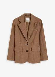 Blejzr se vzorem rybí kosti a s podílem vlny, bonprix