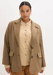 Blejzr se vzorem rybí kosti a s podílem vlny, bonprix