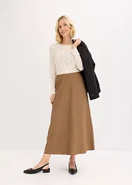 Maxi sukně se strukturou, bonprix