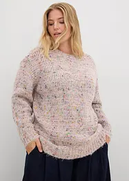 Oversize svetr z nopkové příze, bonprix