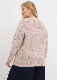 Oversize svetr z nopkové příze, bonprix