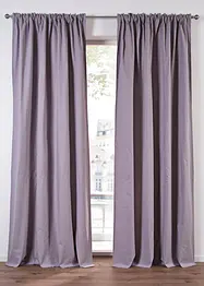 Závěs z organické bavlny, klasický a extra dlouhý (1 ks v balení), bonprix