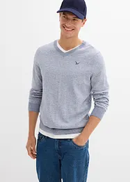 Svetr z jemné pleteniny s bavlnou, bonprix