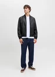 Kožená bunda bomber JJ REBEL, J&J Rebel