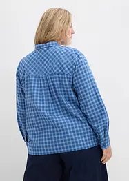 Kostkovaná halenka z čisté bavlny, bonprix