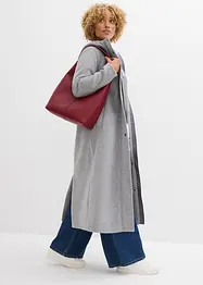 Kabát z umělé vlny, maxi délka, bonprix