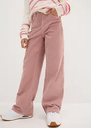 Manšestrové kalhoty Loose Fit, bonprix