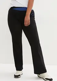 Sportovní bavlněné kalhoty se strečem, Bootcut, bonprix