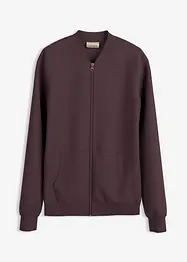 Mikina se zapínáním na zip, z materiálu scuba, bonprix