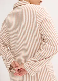 Tkané flanelové pyžamo s dárkovou taštičkou, bonprix