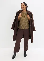 Tričko z kombinace tkanin, bonprix