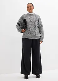 Kalhoty Marlene ze splývavé viskózové směsi, bonprix