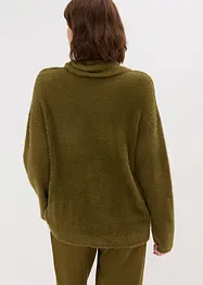 Oversize svetr s šálou, bonprix