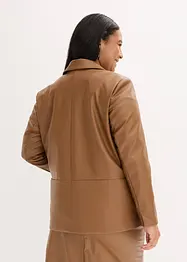 Oversize blejzr z umělé kůže, bonprix