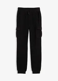 Flísové cargo kalhoty, Regular Fit, bonprix