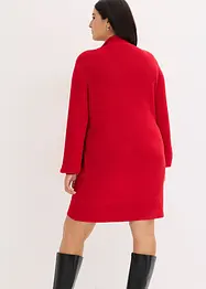 Pletené šaty s mašlí, z měkké viskózové směsi, bonprix