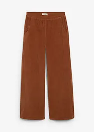 Manšestrové kalhoty s pohodlným pasem, High Waist, bonprix