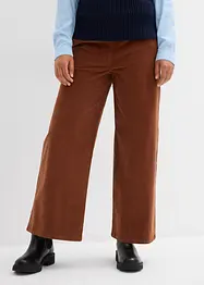 Manšestrové kalhoty s pohodlným pasem, High Waist, bonprix