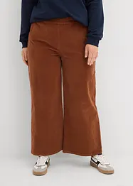 Manšestrové kalhoty s pohodlným pasem, High Waist, bonprix