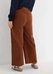 Manšestrové kalhoty s pohodlným pasem, High Waist, bonprix