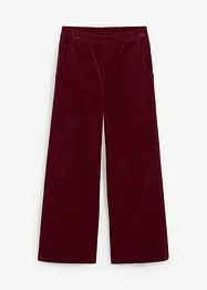 Manšestrové kalhoty s pohodlným pasem, High Waist, bonprix