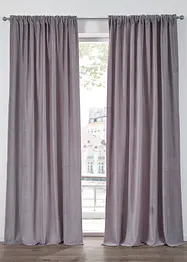 Sametový závěs z organické bavlny (1 ks v balení), bonprix