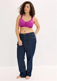 Vyztužená podprsenka bez kostic, s polstrovanými ramínky, bonprix