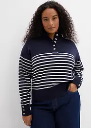 Svetr s propínacím límečkem, bonprix