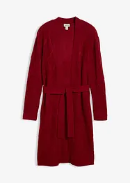 Pletený kabát s copánkovým vzorem, bonprix