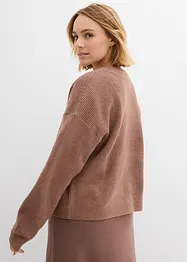 Oversized pletený kabátek, bonprix