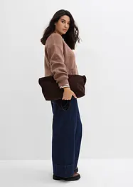 Oversized pletený kabátek, bonprix