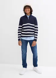 Džíny z teplákoviny, Slim Fit, Straight, bonprix