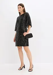 Oversize šaty s pajetkami, bonprix