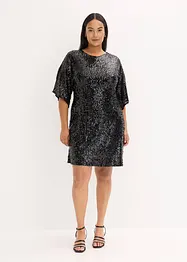 Oversize šaty s pajetkami, bonprix