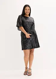 Oversize šaty s pajetkami, bonprix