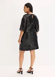 Oversize šaty s pajetkami, bonprix