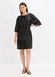 Oversize šaty s pajetkami, bonprix
