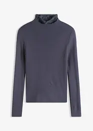 Žebrovaný svetr ze splývavé viskózové směsi, bonprix