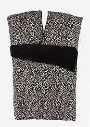 Oboustranné povlečení Cashmere Touch s leopardím vzorem, bonprix